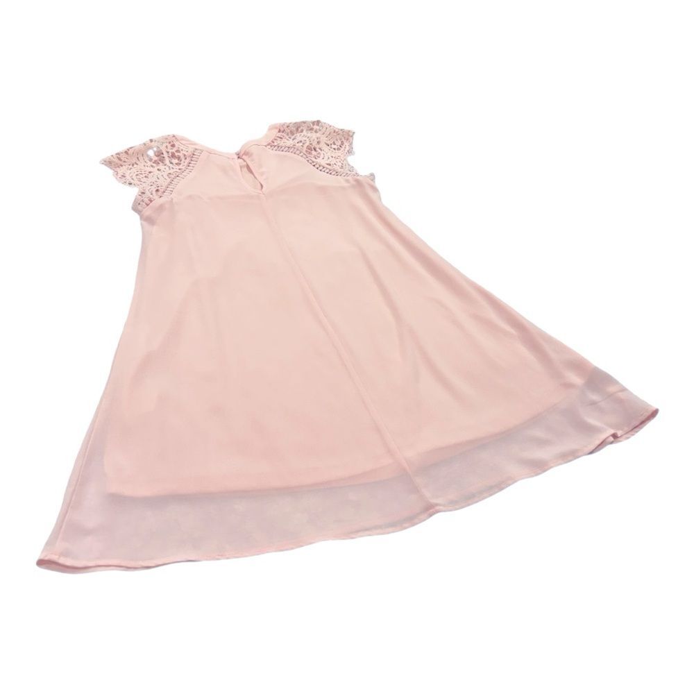 Alter’d State Blush/Pink Crochet Shoulder Small Dress - Picture 5 of 9